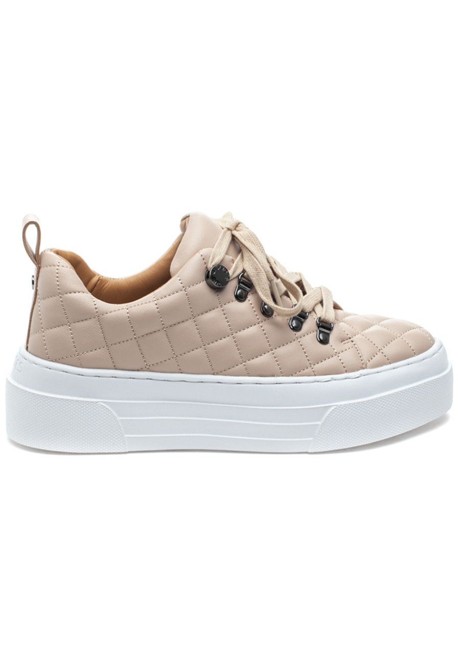 Women J/Slides Sneakers | Aimee Sneaker Nude Leather