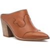 Women Silent D Mules & Clogs | Mopat Mule Tan Leather