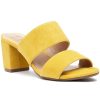 Women Jildor Sandals | Maiden Sandal Yellow Suede