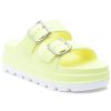Women Beach Slides Sandals | Simply B Sandal Yellow Eva