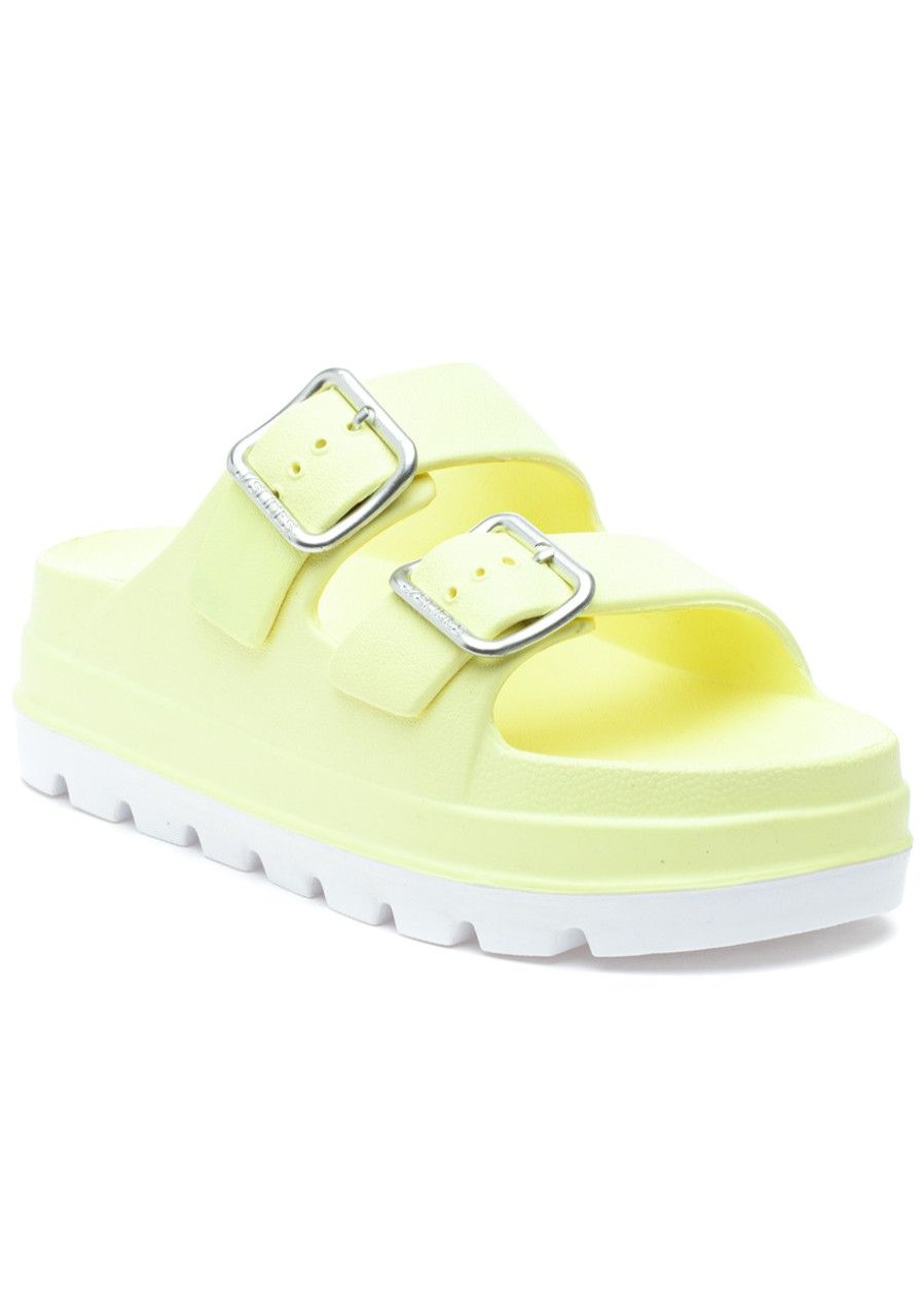 Women Beach Slides Sandals | Simply B Sandal Yellow Eva