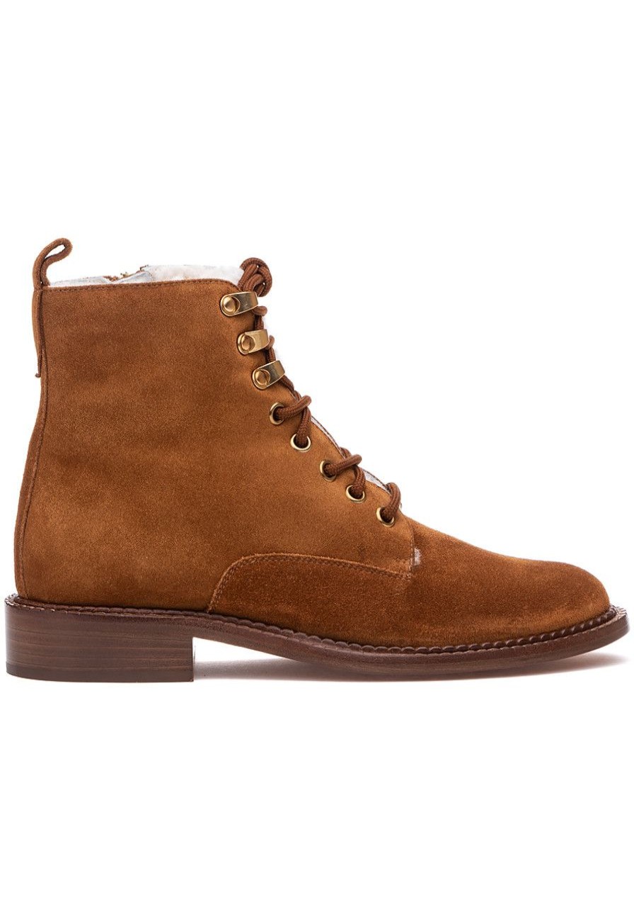 Women Vince Boots | Cabria-3 Boot Tan Suede