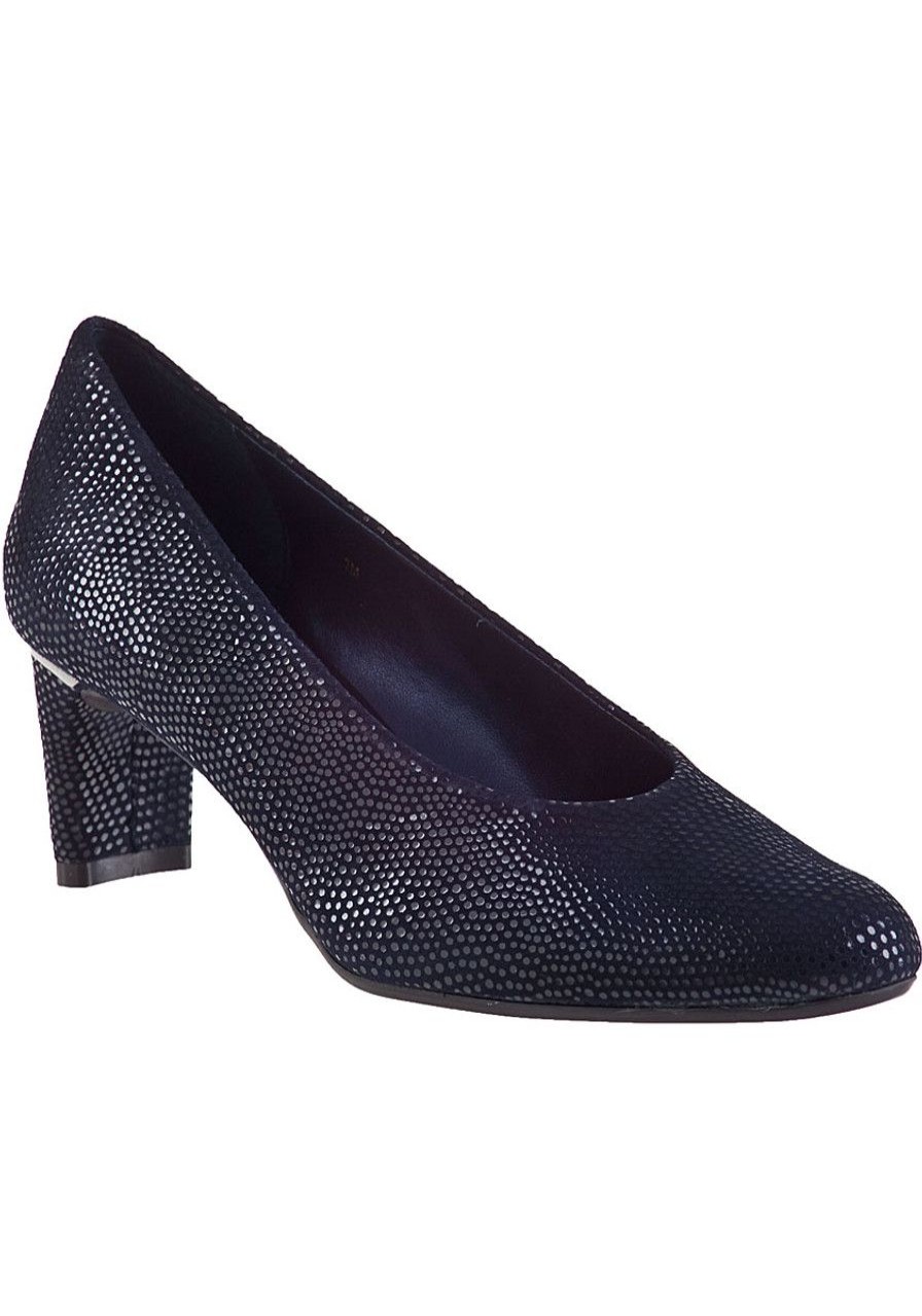 Women Jildor Pumps | Dayle Pump Navy Lizard