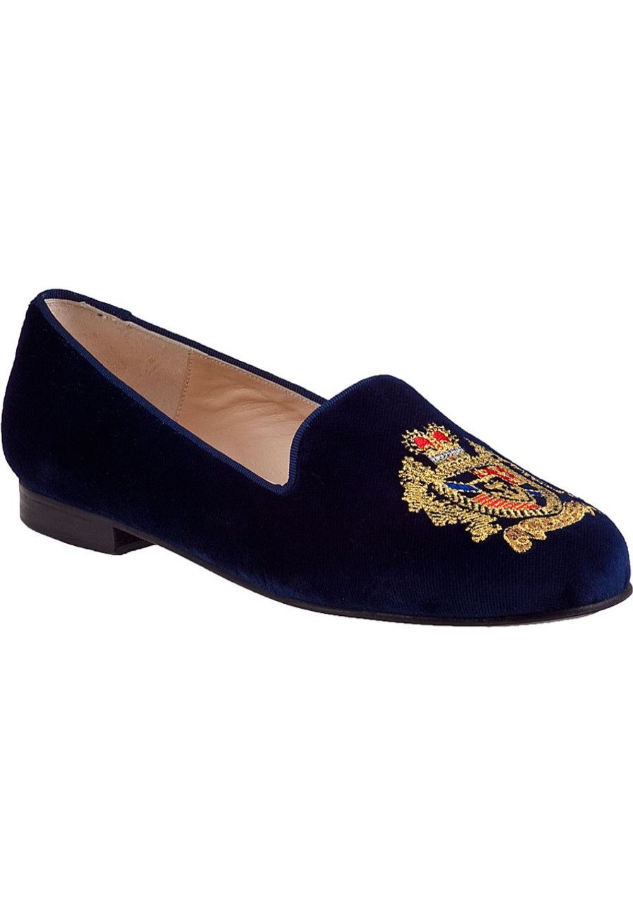 Women Jon Josef Loafers & Oxfords | G-Emblem Loafer Navy Velvet