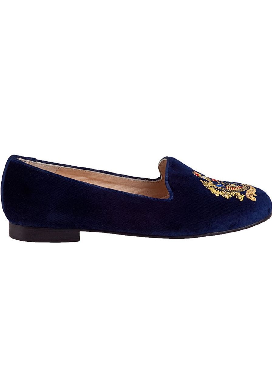 Women Jon Josef Loafers & Oxfords | G-Emblem Loafer Navy Velvet