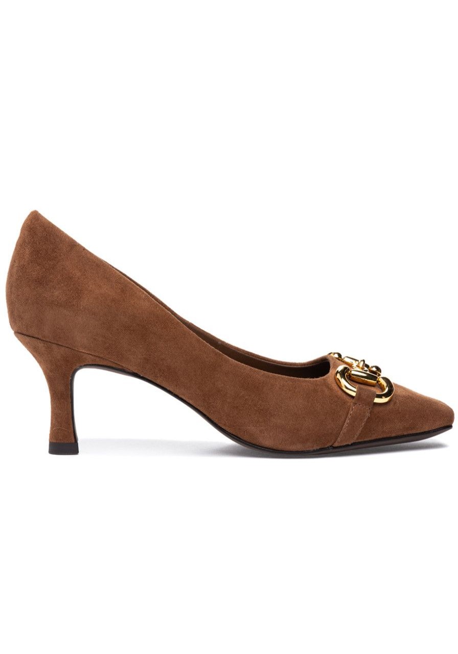 Women Jeffrey Campbell Pumps | Linnae Pump Tan Suede