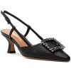 Women 275 Central Pumps | Forest Pump Black Raffia