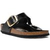 Women Birkenstock Sandals | Gizeh Big Buckle High Shine Black