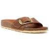 Women Birkenstock Sandals | Madrid Big Buckle Sandal Cognac Oiled Leather