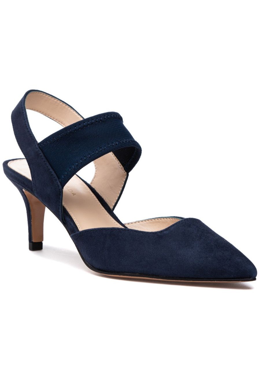 Women Pelle Moda Pumps | Keris Pump Midnight Suede