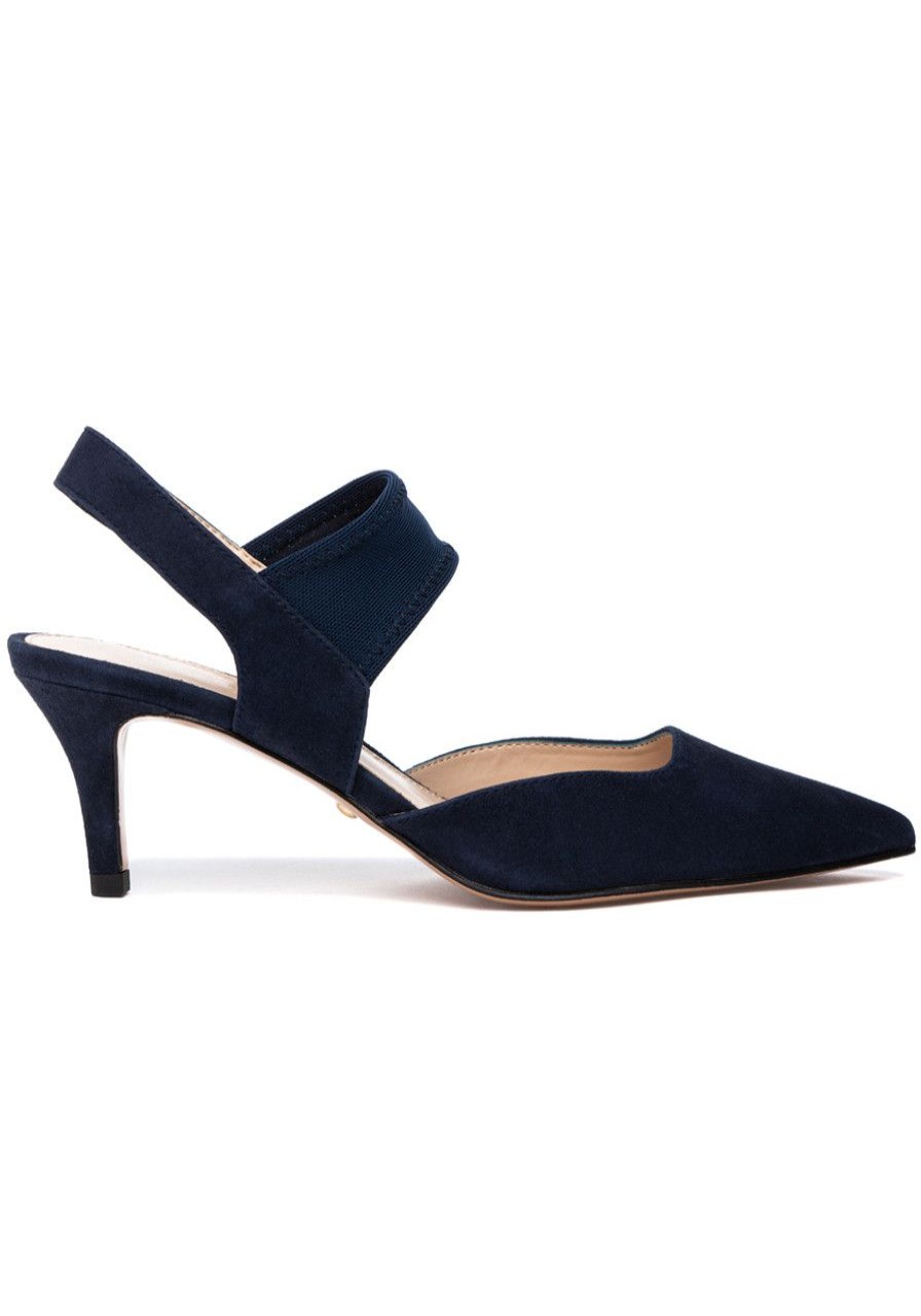Women Pelle Moda Pumps | Keris Pump Midnight Suede