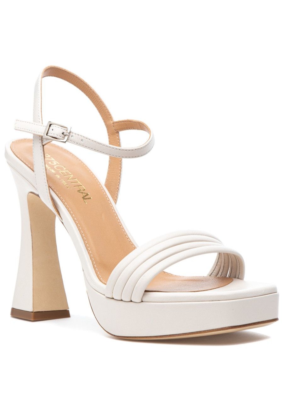 Women 275 Central Pumps | Czarnik Sandal Milk Leather