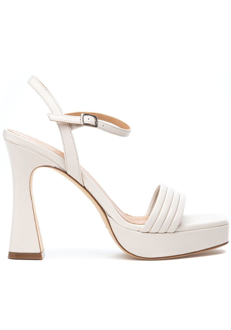 Women 275 Central Pumps | Czarnik Sandal Milk Leather