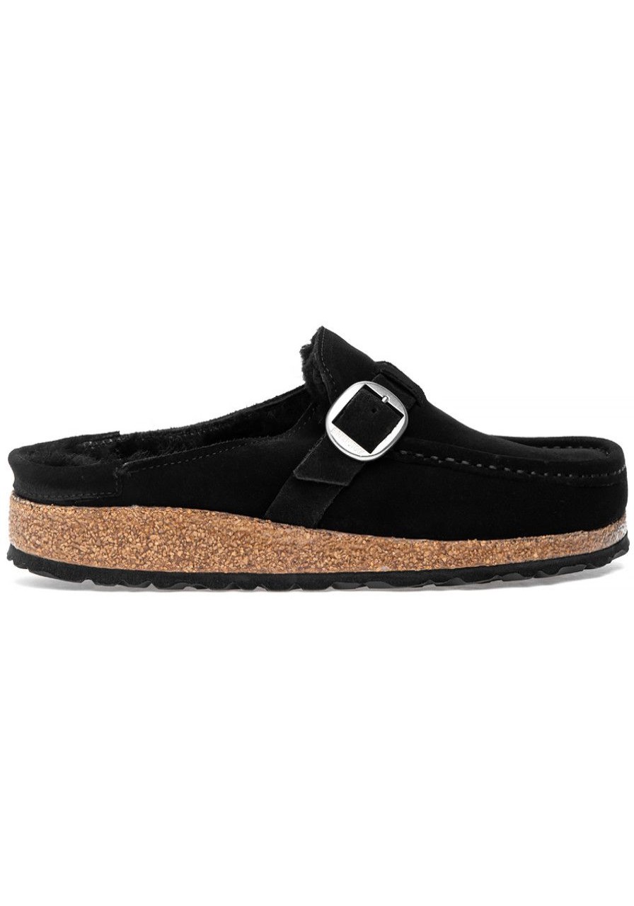Women Birkenstock Mules & Clogs | Buckley Shearling Clog Black