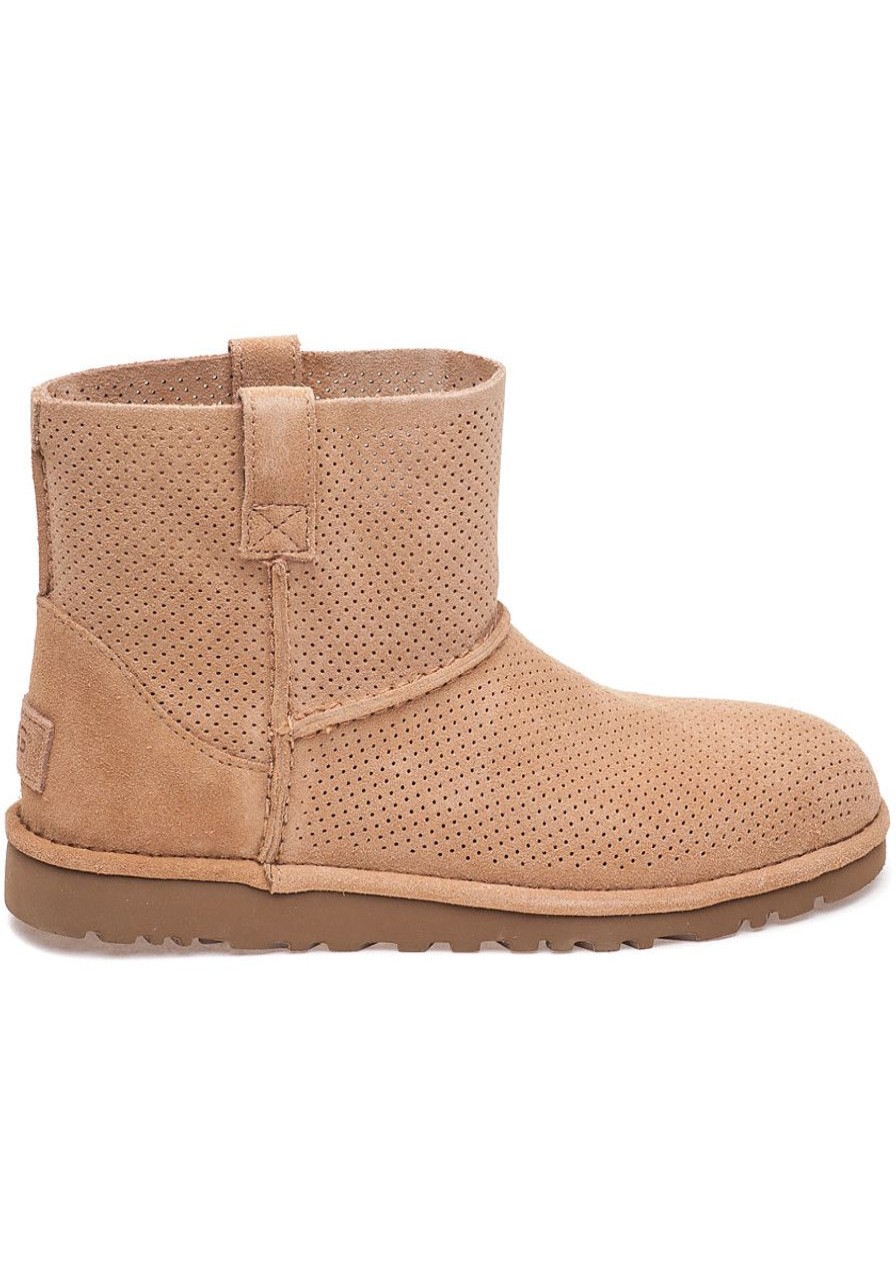 Women UGG® Boots | Mini Perf Tawny Suede Boot