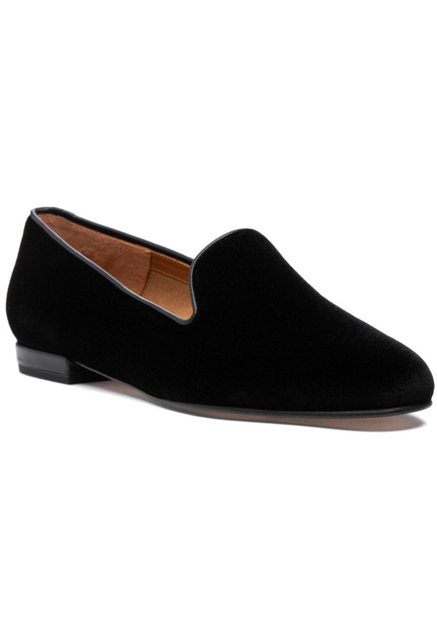 Women Jon Josef Loafers & Oxfords | G-Strap Loafer Black Velvet