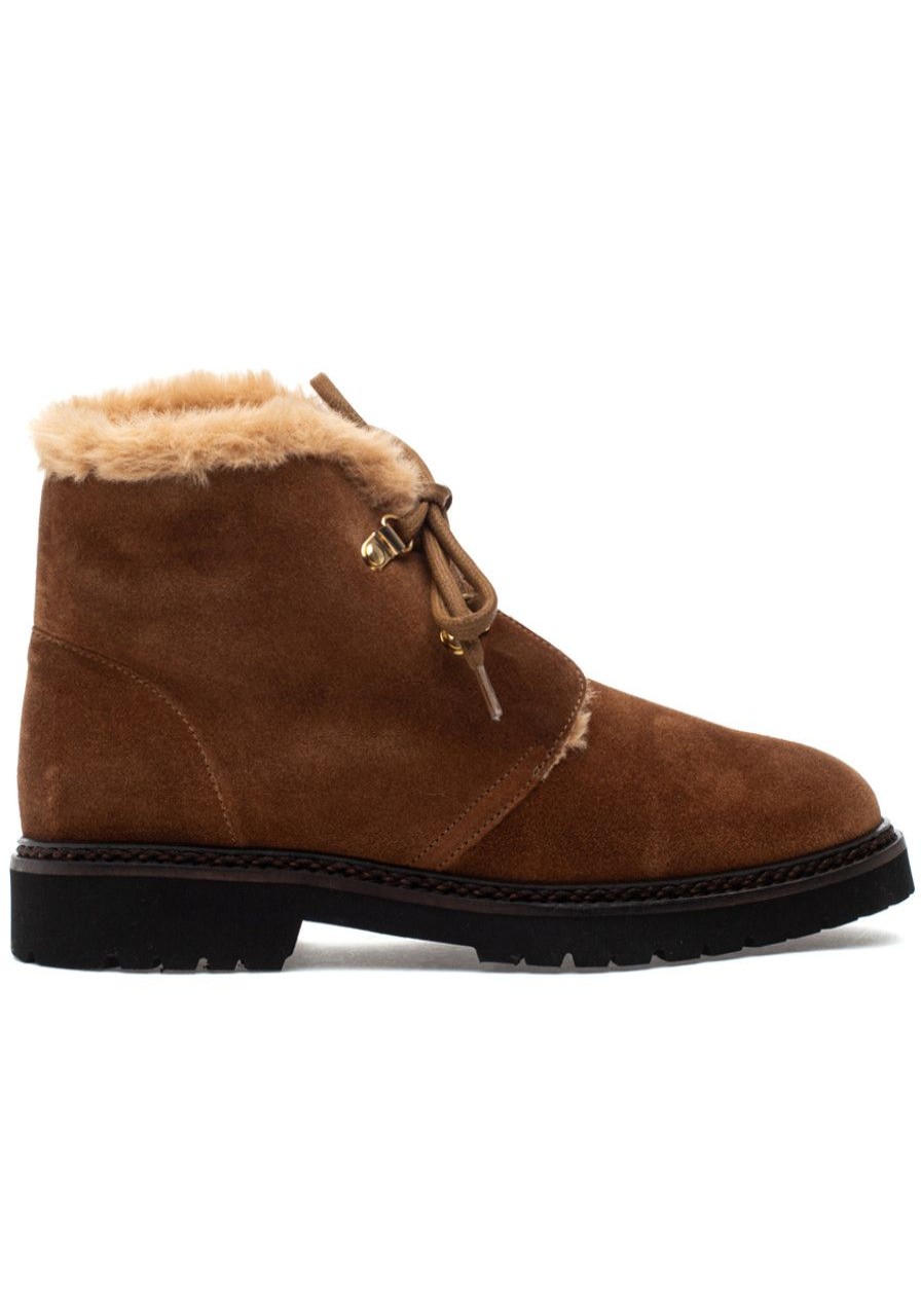 Women Aquatalia Boots | Madelina Boot Whiskey Suede
