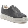 Women J/Slides Sneakers | Nada Sneaker Pewter Metallic Suede