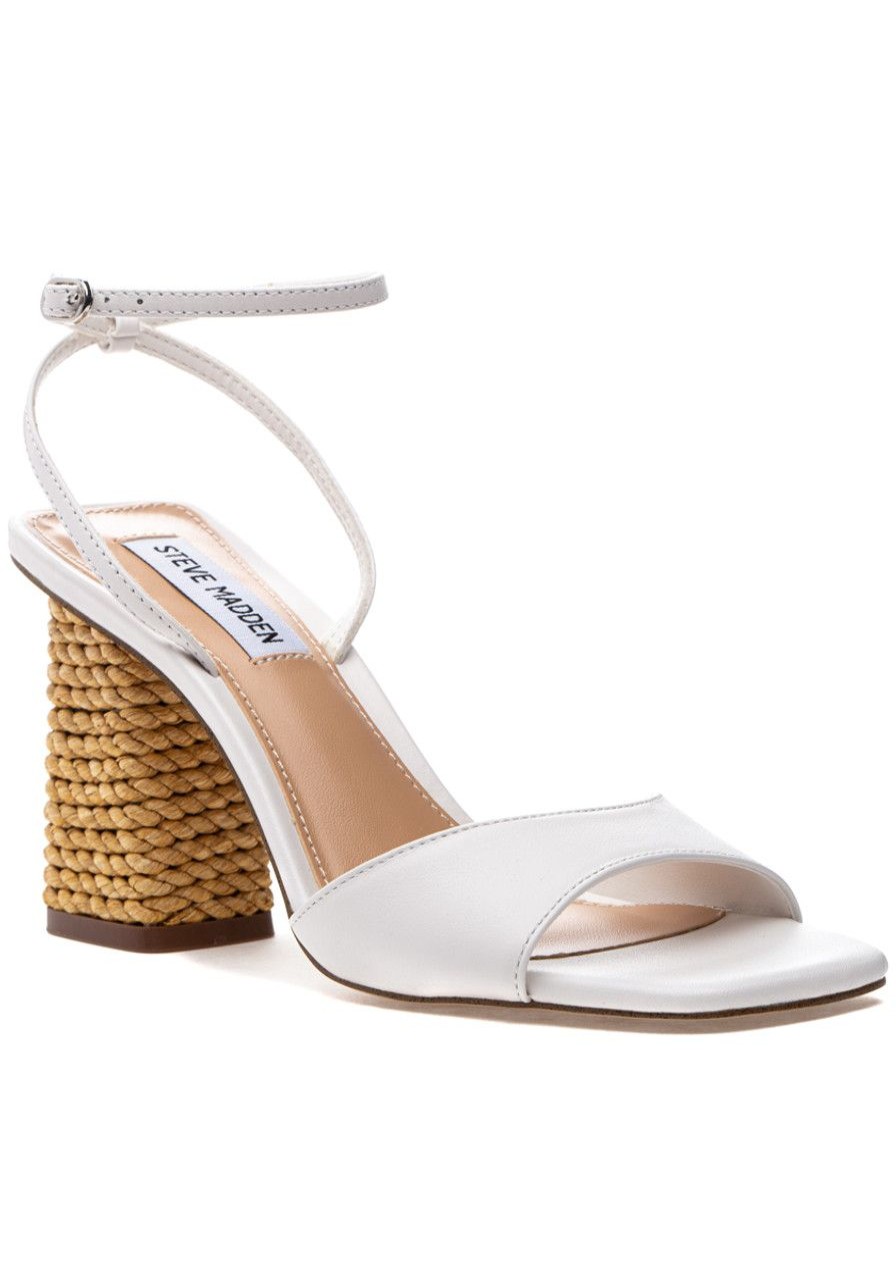 Women Steve Madden Sandals | Rozlyn Sandal White Leather
