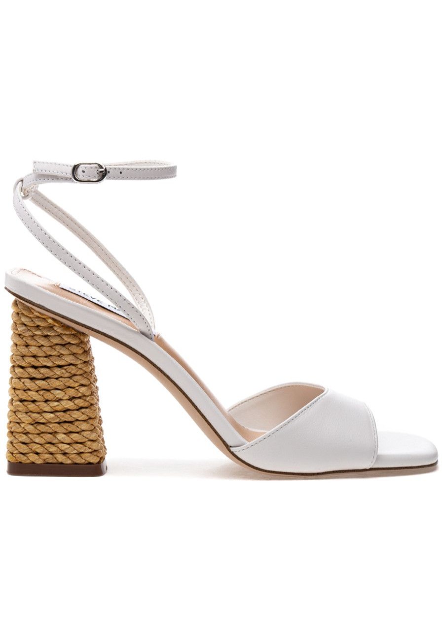Women Steve Madden Sandals | Rozlyn Sandal White Leather