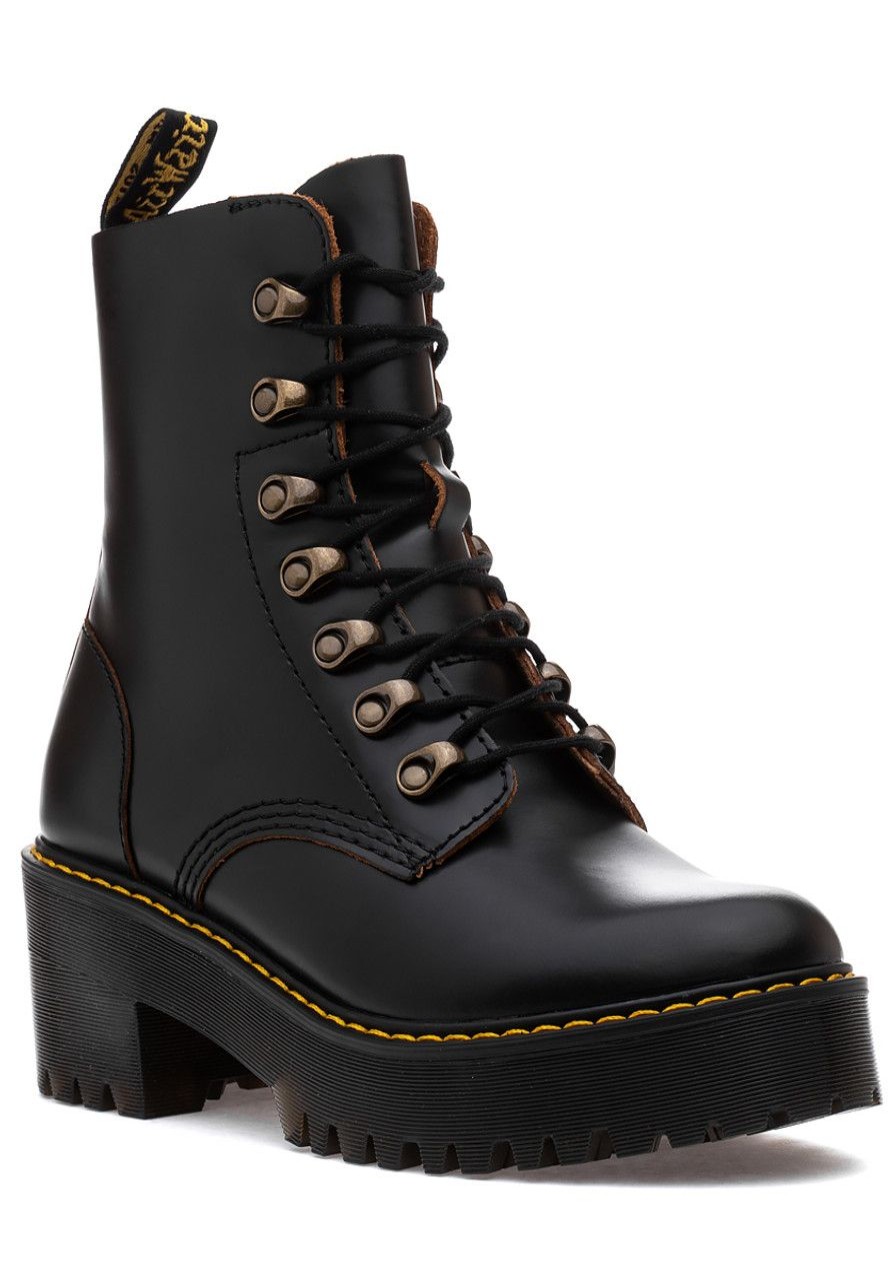 Women Dr. Martens Boots | Leona Boot Black