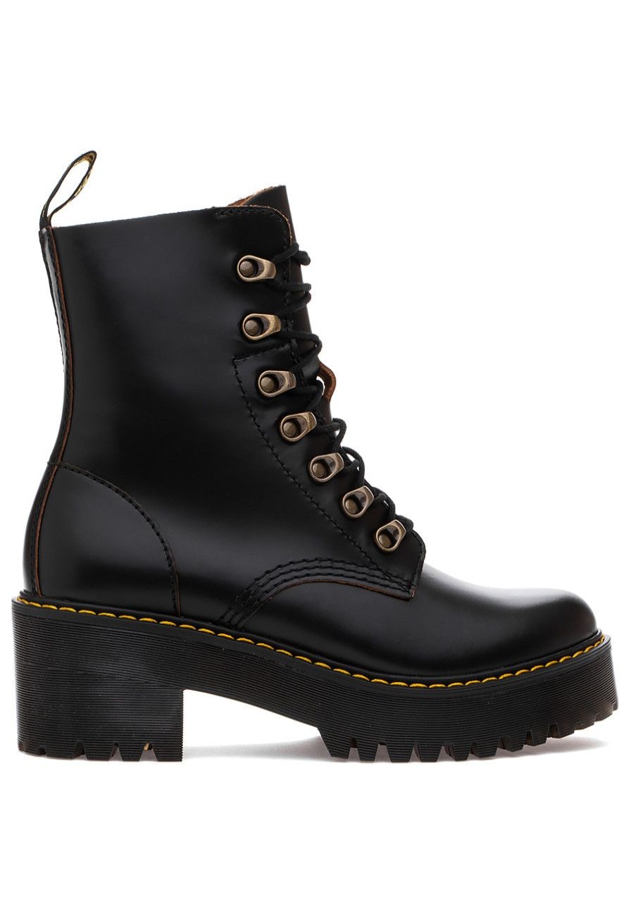 Women Dr. Martens Boots | Leona Boot Black