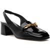 Women Jimmy Choo Loafers & Oxfords | Diamond Tilda Slingback 45 Pump Black Patent