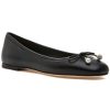 Women Jimmy Choo Flats | Elme Flat Black Leather