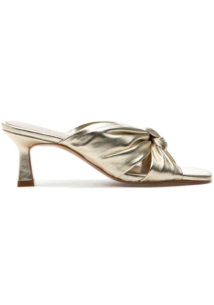 Women Jildor Sandals | Marvel Sandal Platino Nappa Leather