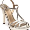 Women Jildor Sandals | Quiz Evening Sandal Platinum Leather