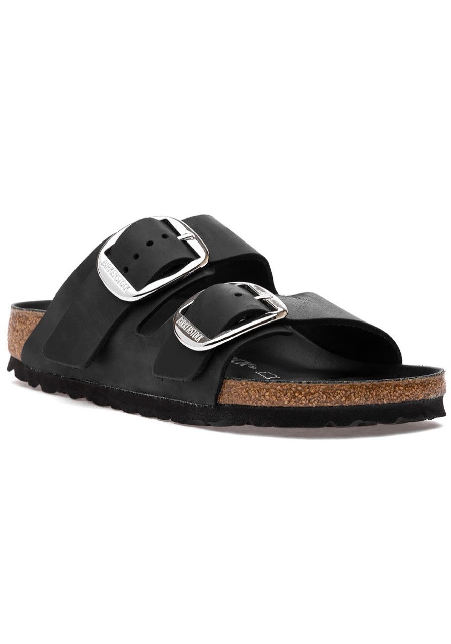 Women Birkenstock Sandals | Arizona Big Buckle Black Leather