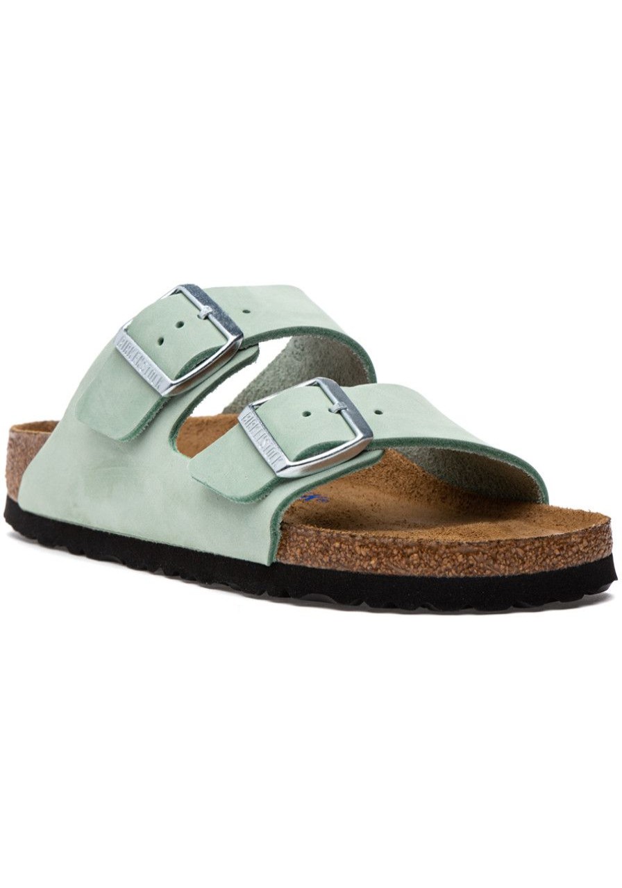 Women Birkenstock Sandals | Arizona Sandal Matcha Nubuck