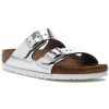 Women Birkenstock Sandals | Arizona Sandal Silver Leather