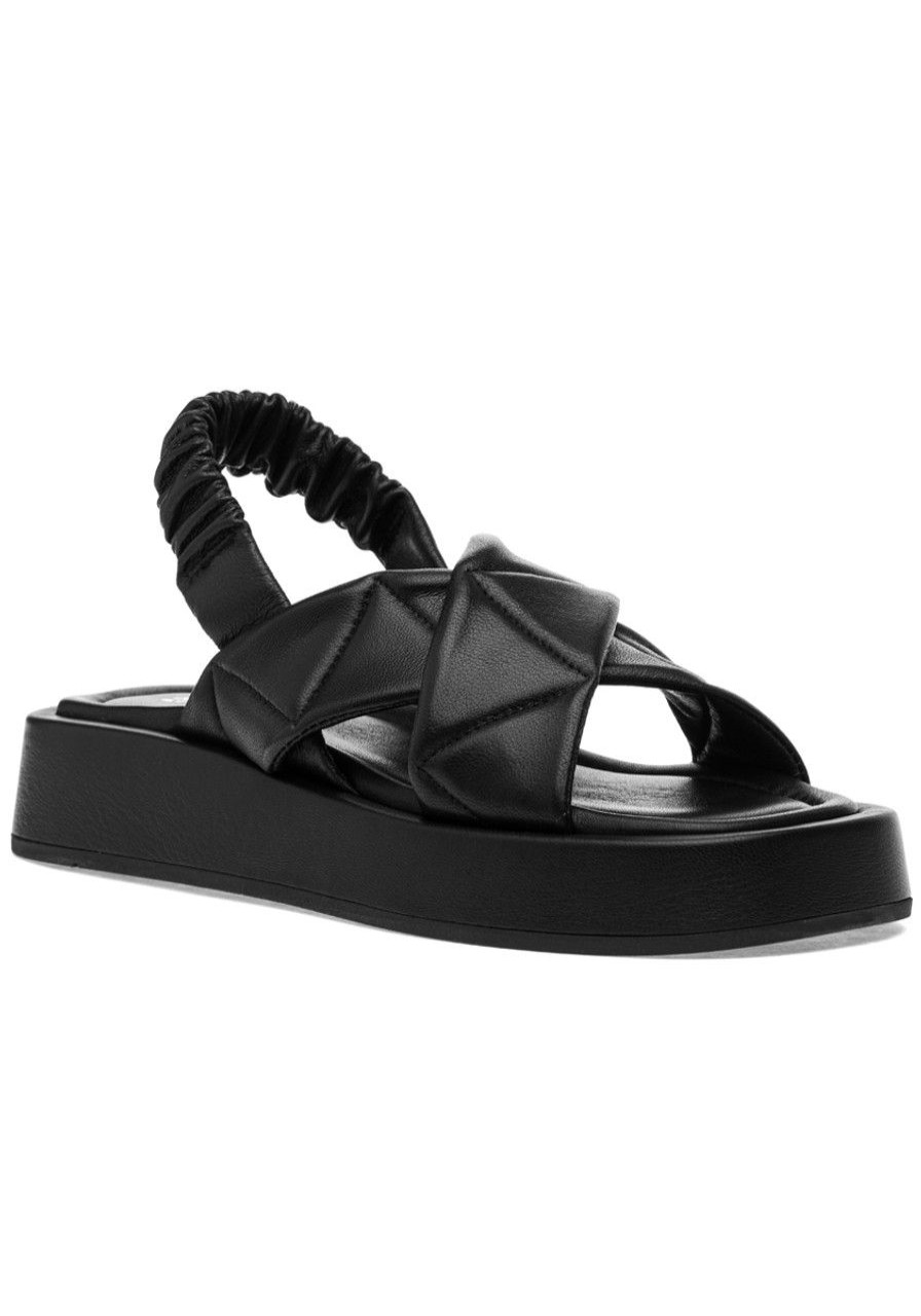 Women 275 Central Sandals | Prata Sandal Black Leather