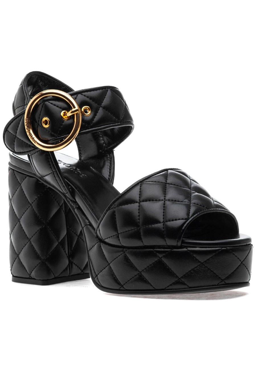 Women See by Chloe Pumps | Jodie Sandal Black Leather