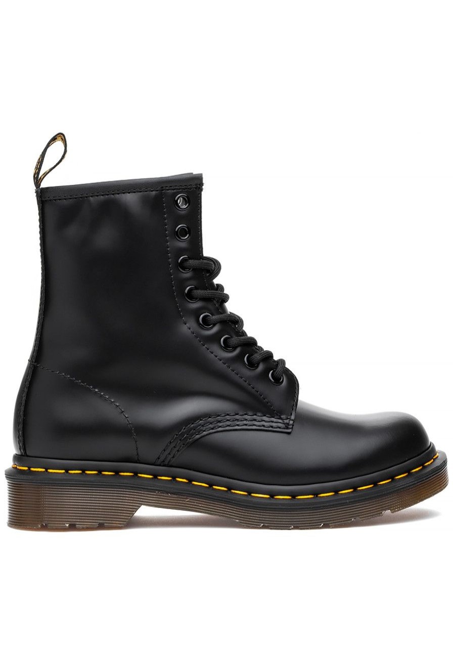 Women Dr. Martens Boots | 1460 Boot Black Smooth