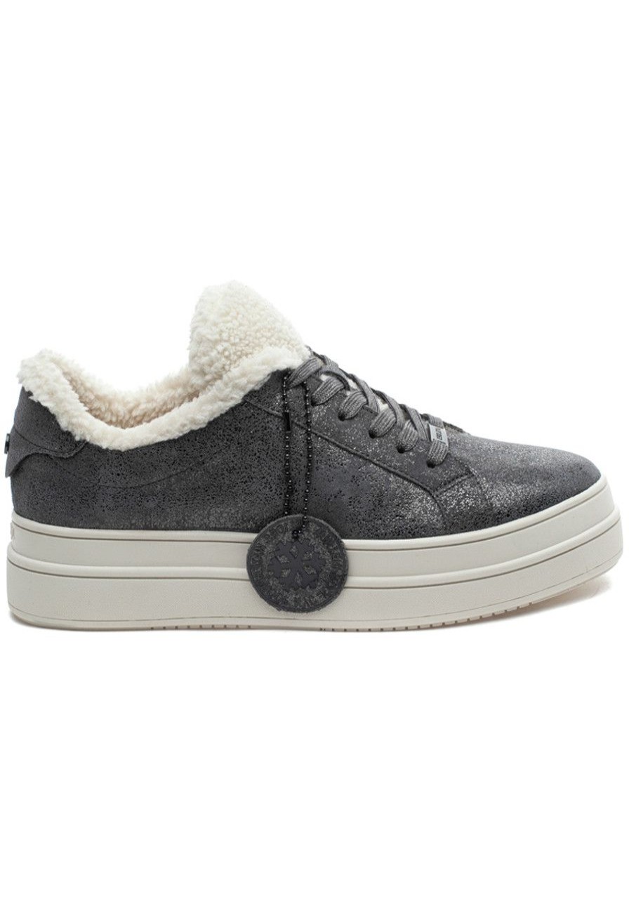 Women J/Slides Sneakers | Ninka Sneaker Pewter Waterproof Suede