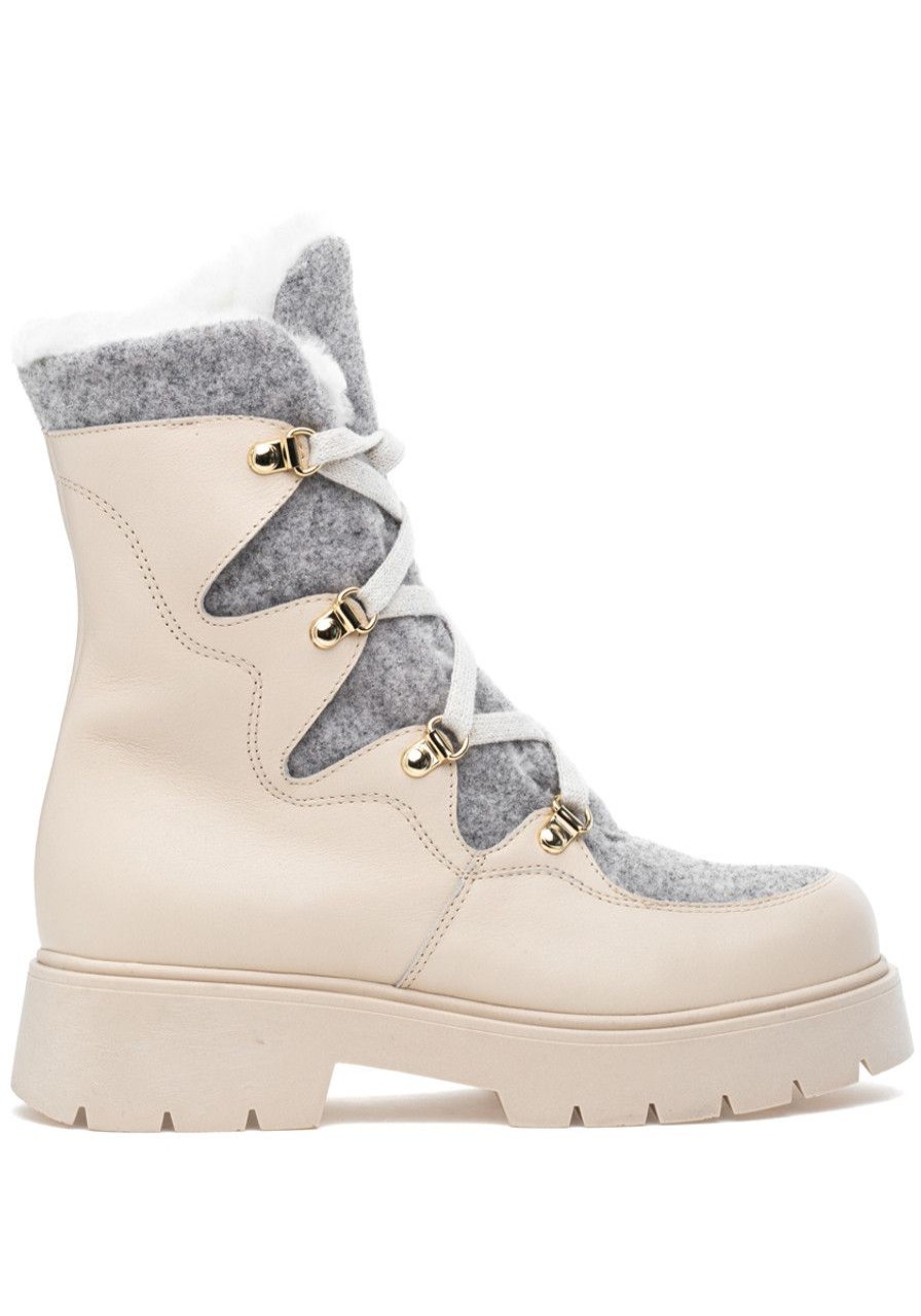 Women 275 Central Boots | Emerson Boot Bone/Grey
