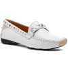 Women Robert Zur Loafers & Oxfords | Twisted Galaxy Loafer White True Glove