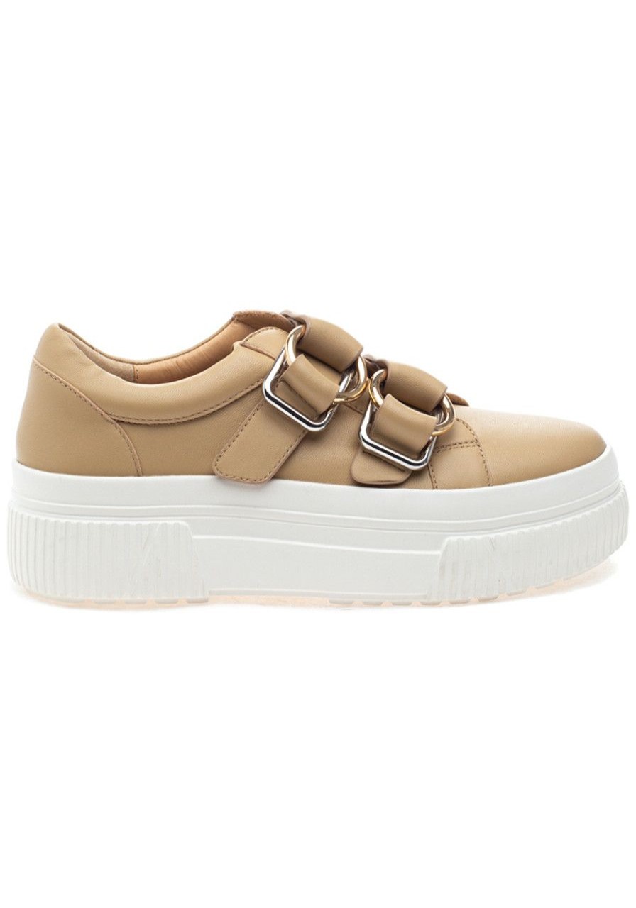 Women J/Slides Sneakers | Waldo Sneaker Nude Leather