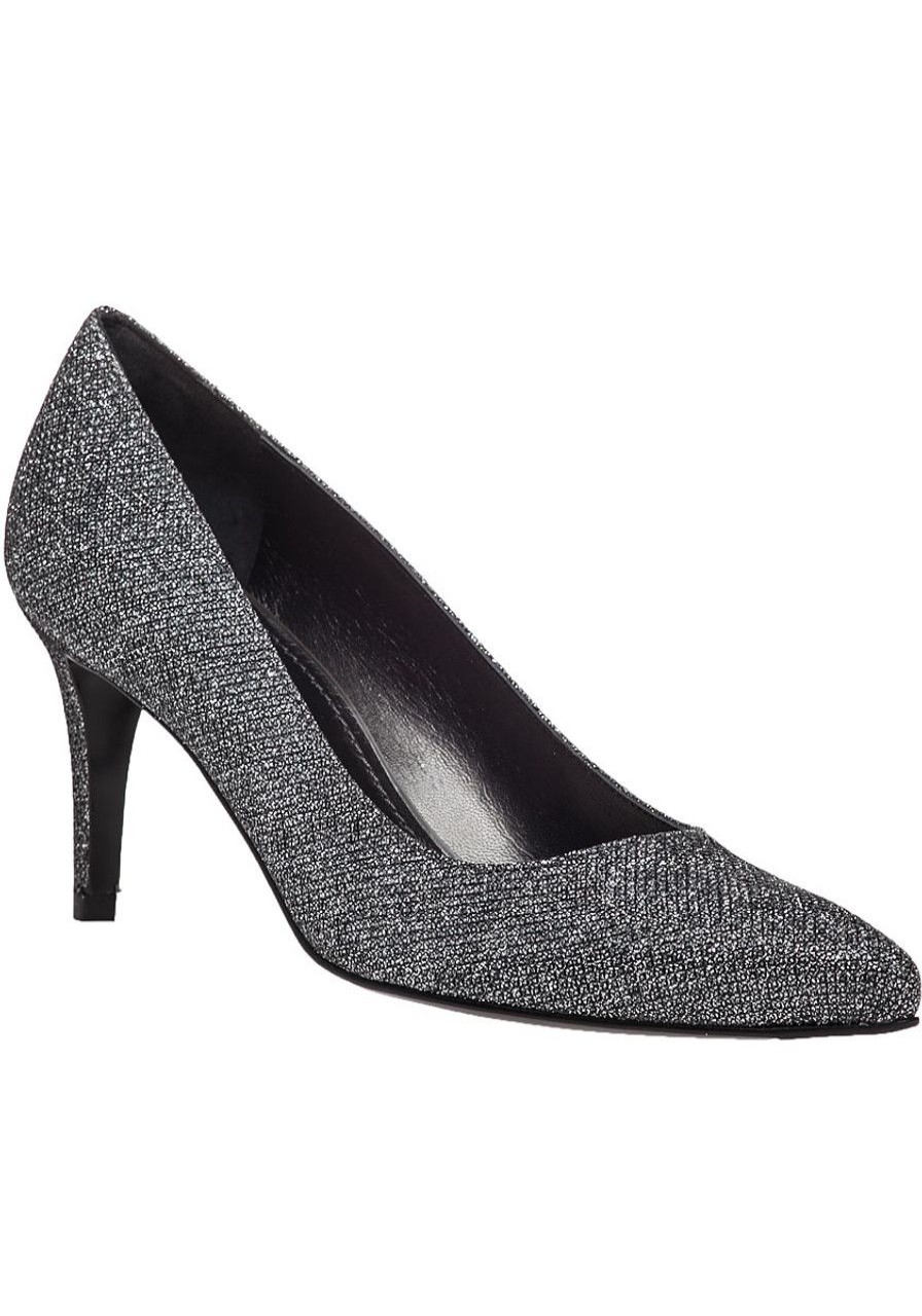Women Stuart Weitzman Pumps | Pinot Pewter Metallic Evening Heel