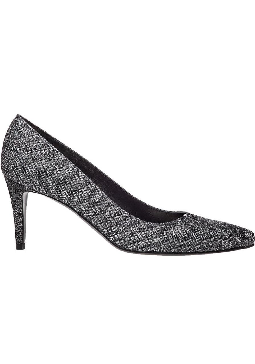 Women Stuart Weitzman Pumps | Pinot Pewter Metallic Evening Heel