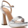 Women 275 Central Pumps | Czarnik Sandal Silver Leather