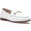 Women Sam Edelman Flats | Loraine Loafer White Leather