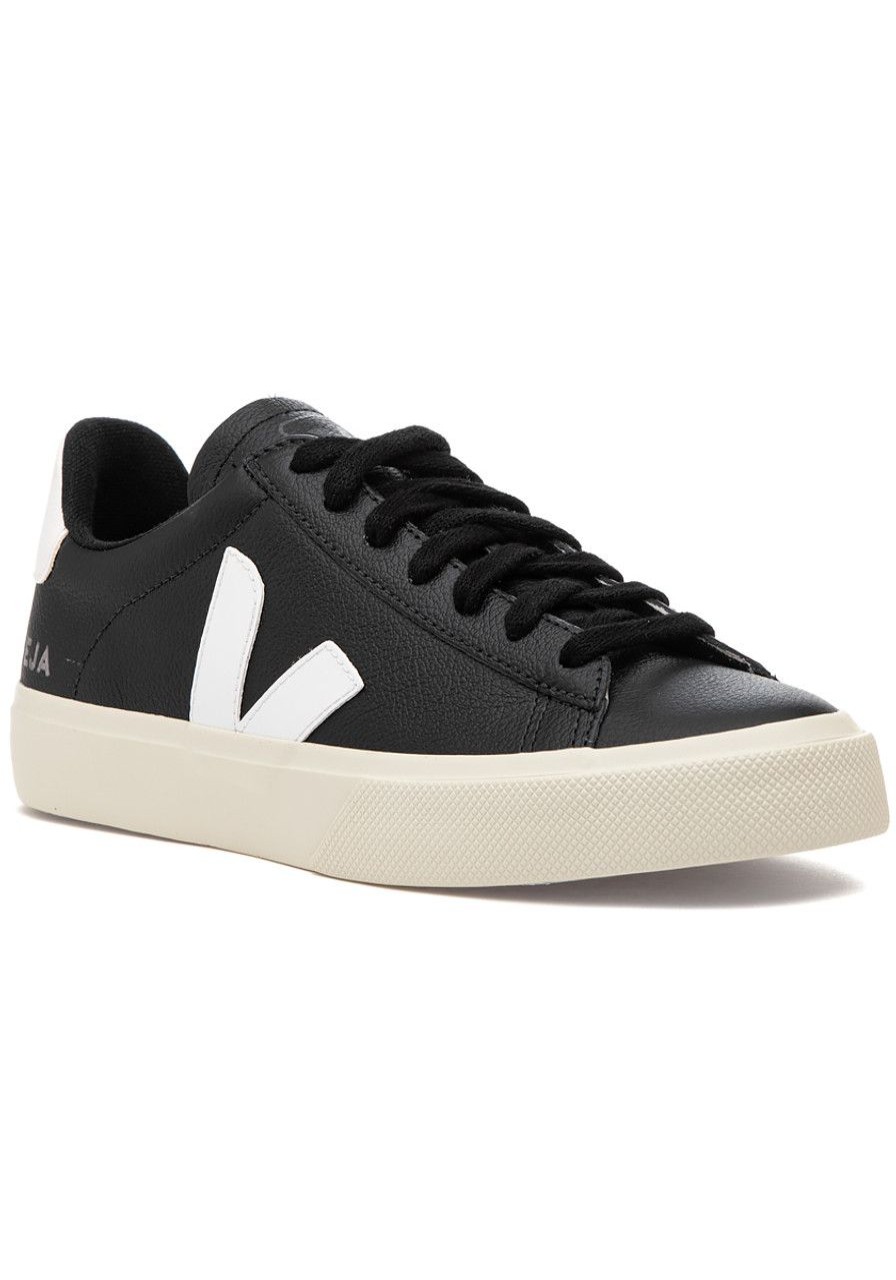 Women Veja Sneakers | Campo Sneaker Black Leather