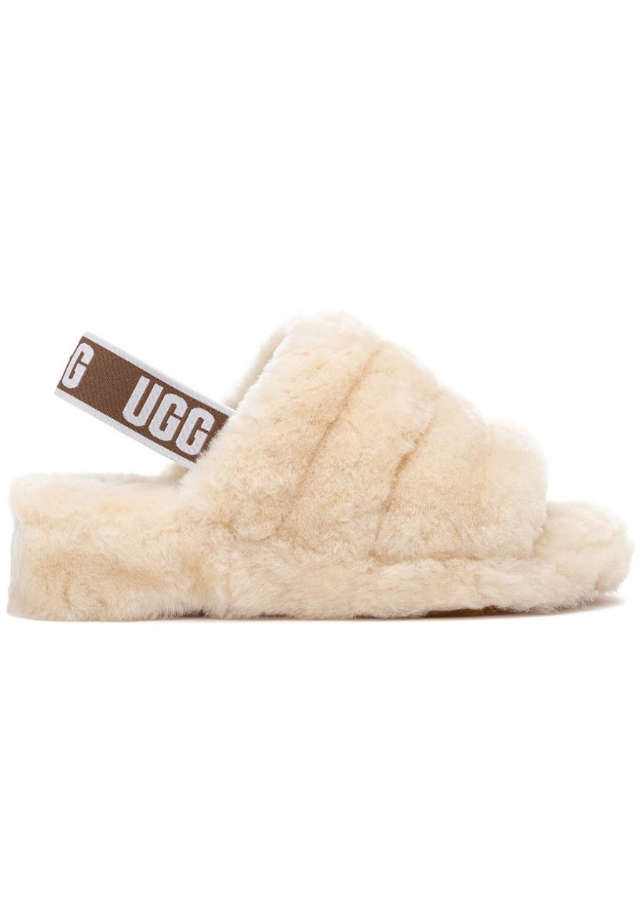 Women UGG® Slippers | Fluff Yeah Slide Natural