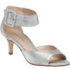 Women Pelle Moda Sandals | Berlin Sandal Silver Suede