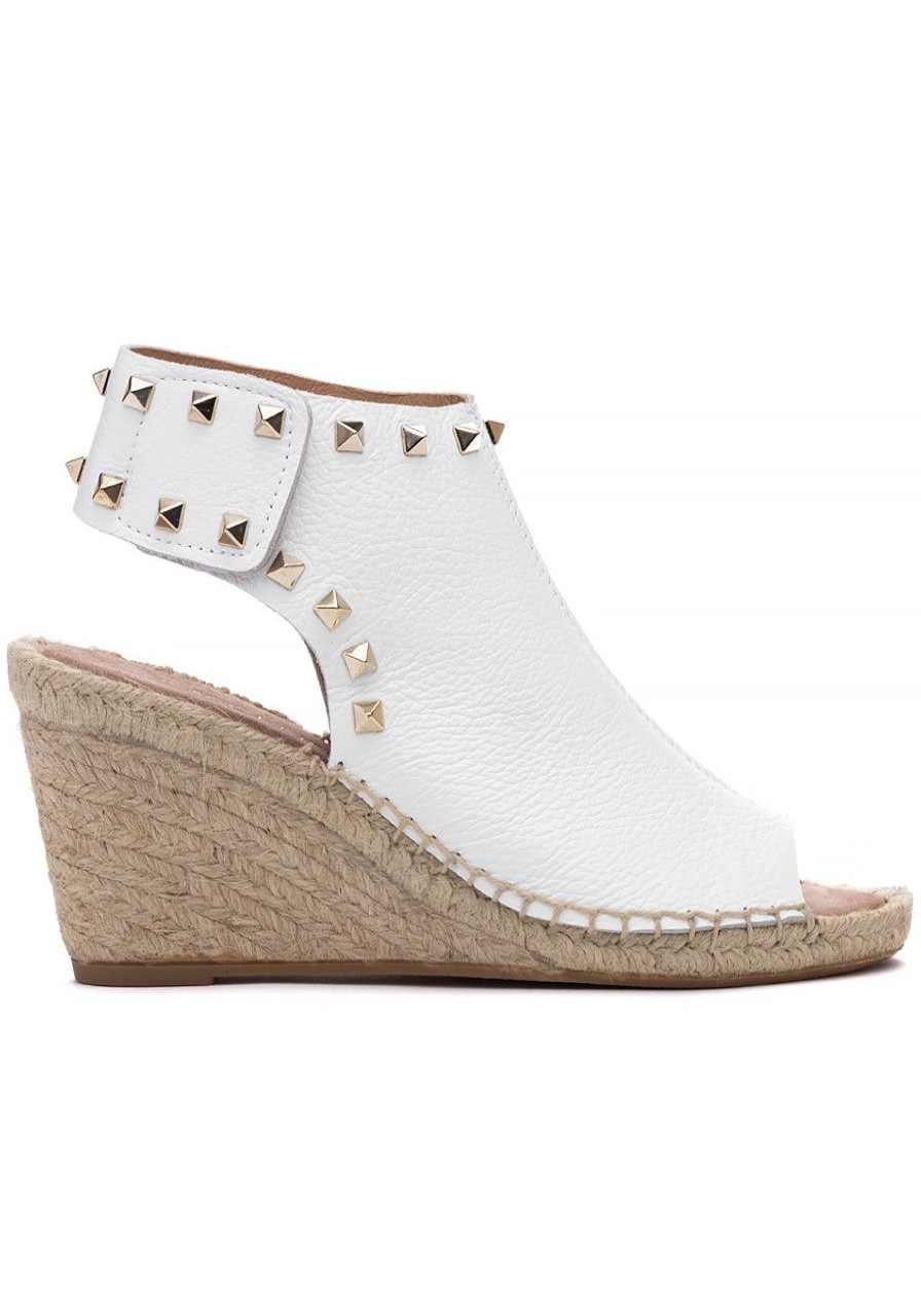 Women 275 Central Sandals | Quachas Espadrille Wedge White