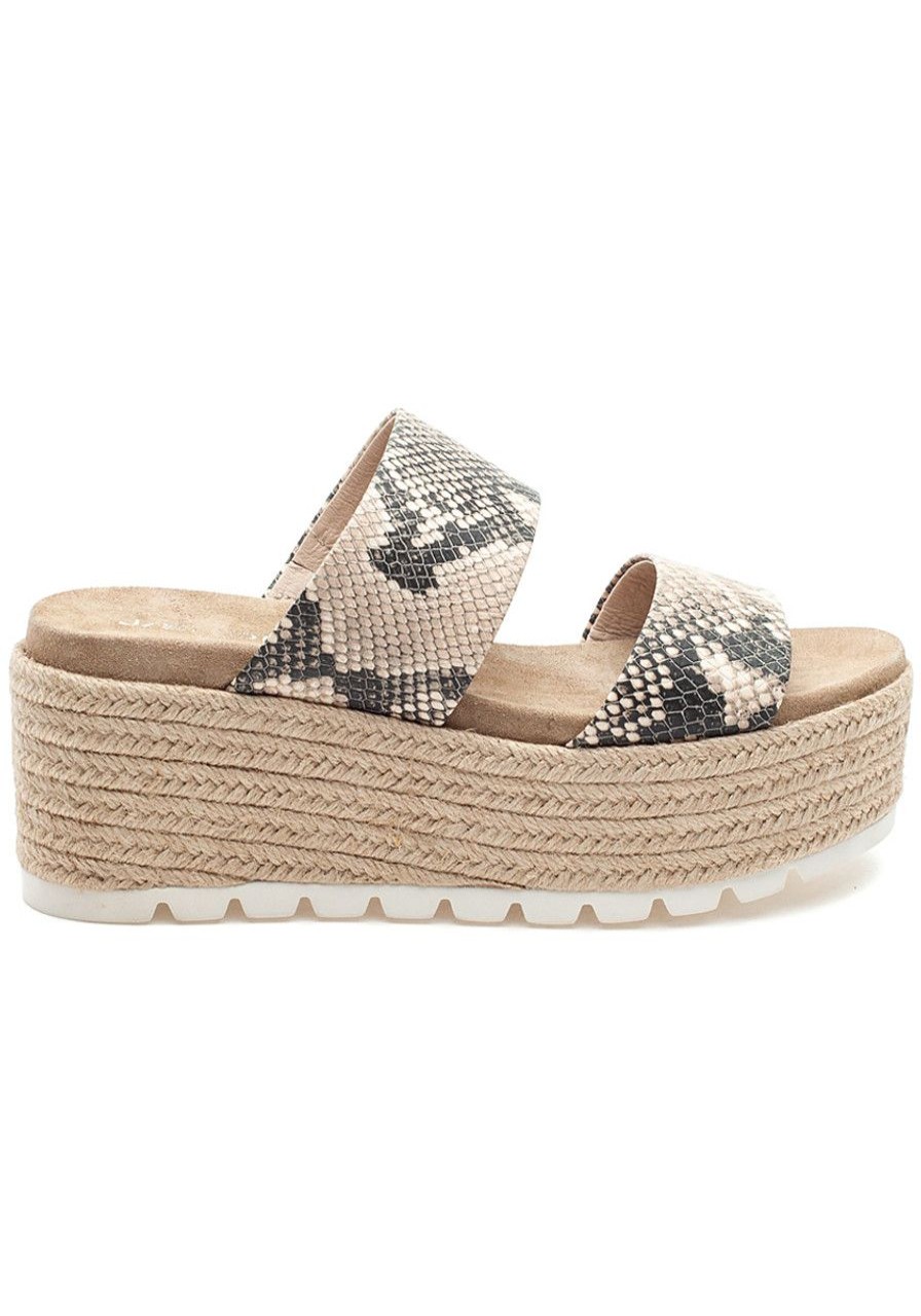 Women J/Slides Sandals | Quinzel Sandal Natural Multi Embossed