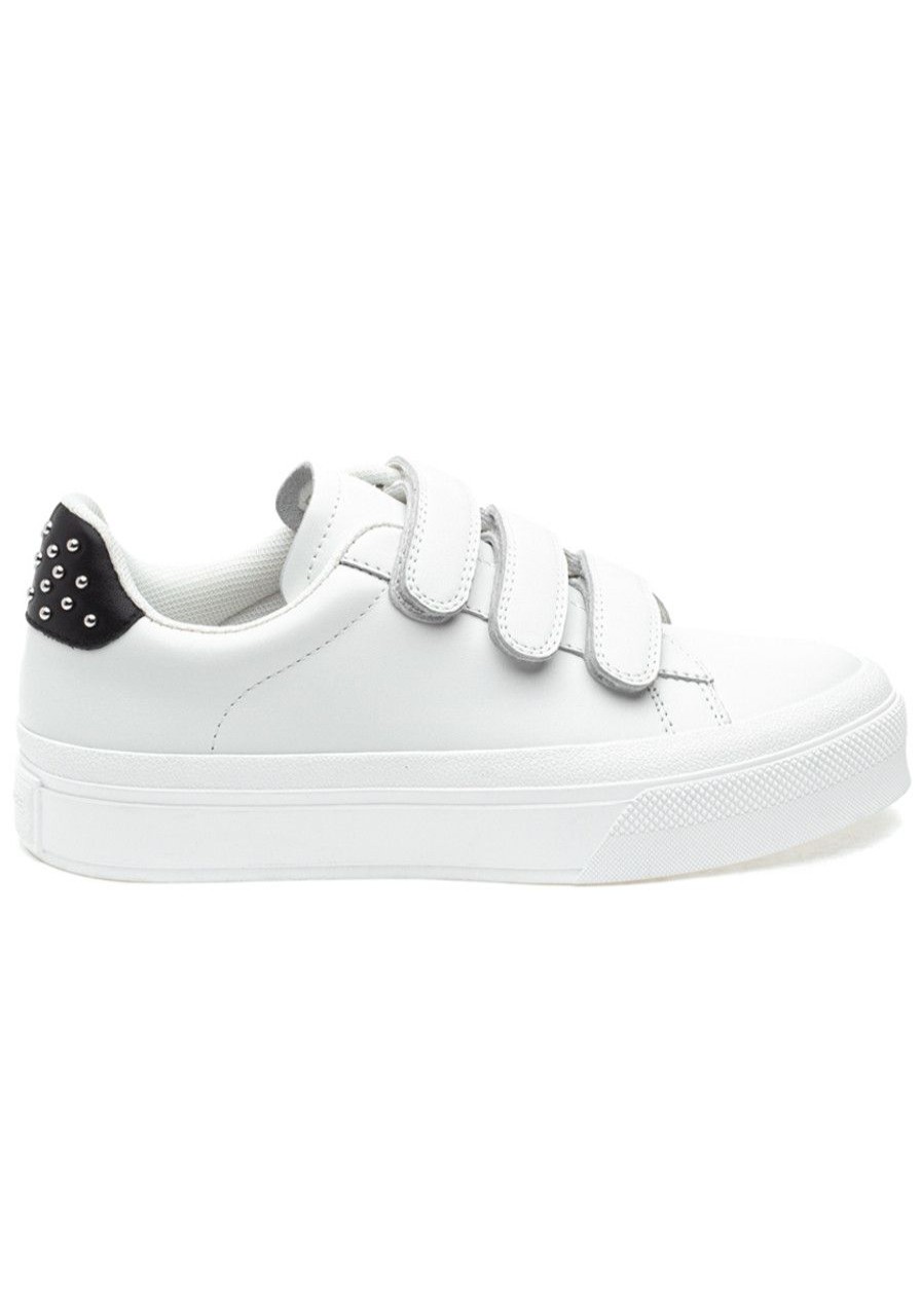 Women J/Slides Sneakers | Gennie Sneaker White Leather